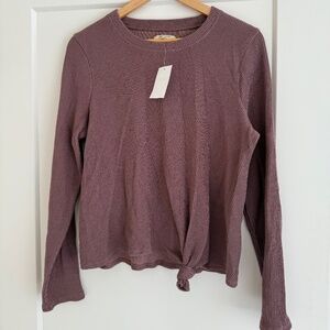 NWT Madewell long sleeve top